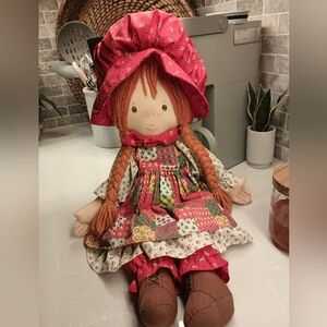 Hollie Hobbie Vintage 20 inch 1988Adorable Patchwork Doll